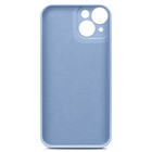 Чехол BoraSCO для iPhone 14, Soft Touch, силикон, микрофибра, лавандовый - Фото 2