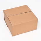 Коробка складная, бурая, 30 х 30 х 15 см - Фото 2
