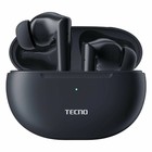 Наушники Tecno Buds 3, беспроводные, TWS, вакуумные, BT 5.3, 37/500 мАч, микрофон, черные - Фото 1