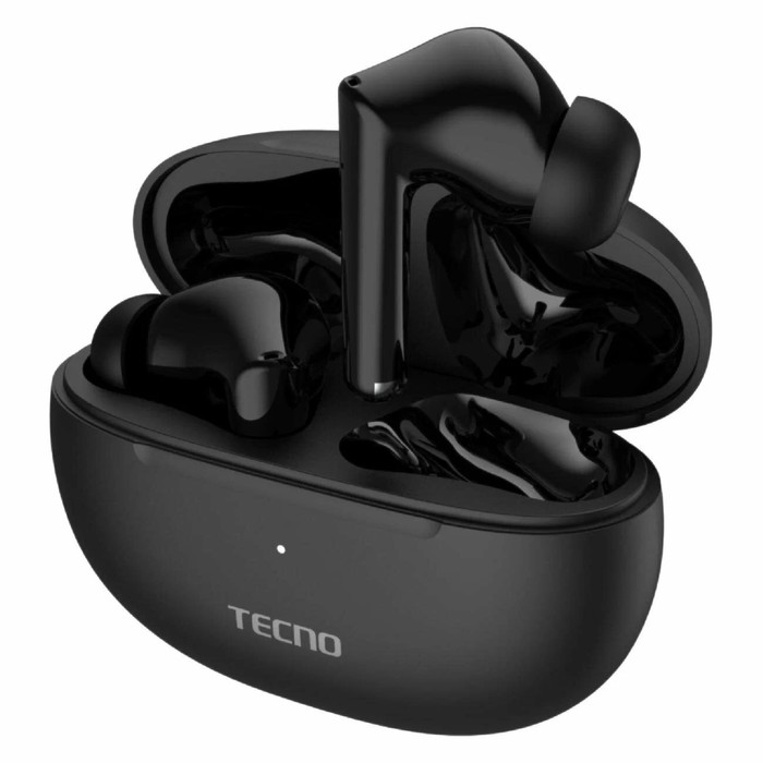 Наушники Tecno Buds 3, беспроводные, TWS, вакуумные, BT 5.3, 37/500 мАч, микрофон, черные - фото 51550639