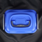 Бокс для хранения швейных принадлежностей, с крышкой, 28,5 × 19,5 × 15,5 см, цвет прозрачный/синий - фото 9659700