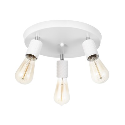 Спот «Скин» 3хЕ27 40 Вт белый 30×30×16 см