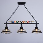 Светильник "Бильярд" 3хЕ27 40Вт черный 98х100 см - фото 24029988