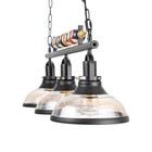 Светильник "Бильярд" 3хЕ27 40Вт черный 98х100 см - фото 24029991