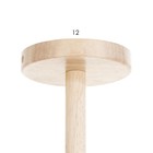 Люстра "Альберта" 6хЕ27 40Вт дерево 78х78х50см - фото 24003062