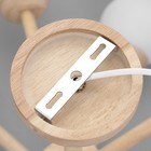 Люстра "Альберта" 10хЕ27 40Вт дерево 78х78х50см - фото 24030003