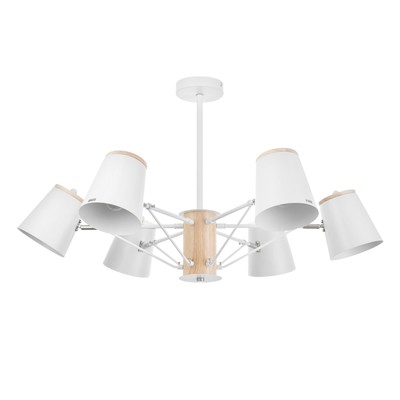 Люстра «Ирвина» 6хЕ27 40 Вт белый 75×75×50 см