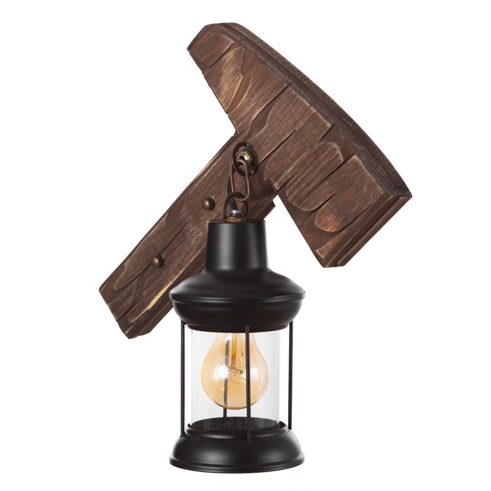 Бра «Ретро молоток» Е27 40 Вт черный 18×40 см - Фото 1