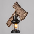 Бра «Ретро топор» Е27 40 Вт черный 33×10×40 см - Фото 2