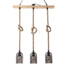 Светильник "Эндо" 3хЕ27 40Вт черный 70х11,5х60-140 см - фото 23981010