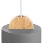 Бра "Кристер" Е27 40Вт серый 13х18х43 см - фото 24099826