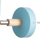 Бра "Свейн" Е27 40Вт синий 13х24х14 см - фото 24043253