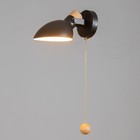 Бра "Адела" Е27 40Вт черный 14х23х11 см - фото 24099860