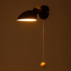 Бра "Адела" Е27 40Вт черный 14х23х11 см - фото 24099861