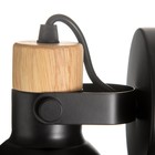 Бра "Адела" Е27 40Вт черный 14х23х11 см - фото 24099865