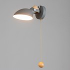 Бра "Адела" Е27 40Вт серый 14х23х11 см - фото 24099869