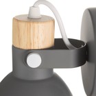 Бра "Адела" Е27 40Вт серый 14х23х11 см - фото 24099874