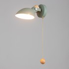 Бра "Адела" Е27 40Вт зеленый 14х23х11 см - фото 24099878