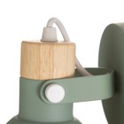 Бра "Адела" Е27 40Вт зеленый 14х23х11 см - фото 24099883