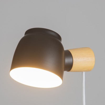 Бра «Норди» Е14 40 Вт черный 11×10×19 см