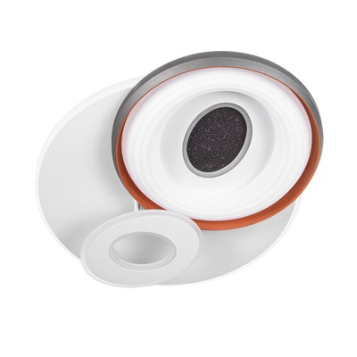 Люстра с ПДУ «Ренди» LED 160 Вт 3000-6000К бело-черный