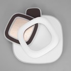 Люстра с ПДУ "Квадрат" LED 200Вт 3000-6000К белый - фото 24030105