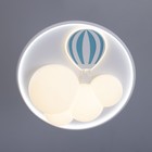 Люстра с ПДУ "Воздушный шар" LED 160Вт 3000-6000К бело-лазурный - фото 24030125