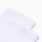 Носки женские укороченные, цвет белый/серый, р-р 25 - Фото 2
