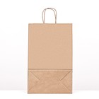 Пакет бумажный крафт 90 г/м², круглая ручка 22 х 12 х 34,5 см, набор 25 штук - фото 23944323 Пакет бумажный крафт 90 г/м², круглая ручка 22 х 12 х 34,5 см, набор 25 штук - фото 23944323