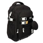 Рюкзак молодёжный 43 х 30 х 16 см, Merlin, чёрный S221 - Фото 1