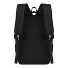 Рюкзак молодёжный 43 х 30 х 16 см, Merlin, чёрный S307 - Фото 3