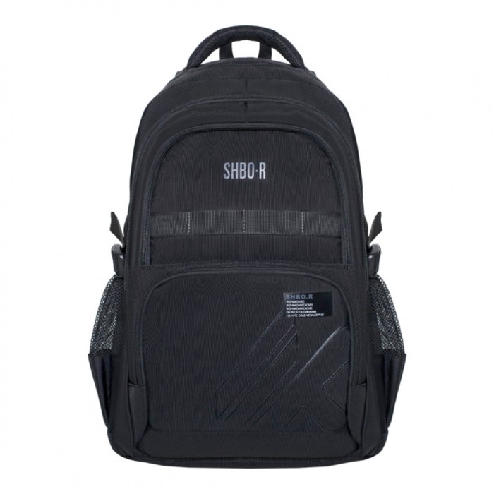 Рюкзак молодёжный 48 х 32 х 18 см, эргономичная спинка, Merlin, XS9233 чёрный - Фото 1