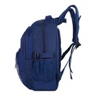 Рюкзак молодёжный 40 х 28 х 14 см, эргономичная спинка, Monkking, W201 синий - Фото 2