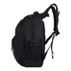 Рюкзак молодёжный 40 х 28 х 14 см, эргономичная спинка, Monkking, W201 чёрный - Фото 2