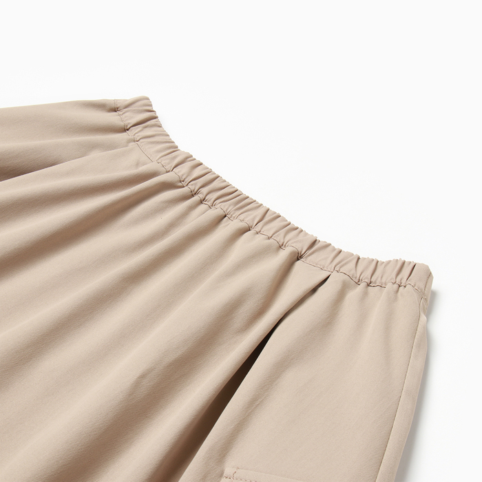 Юбка женская с накладным  карманом MINAKU: Safari  цвет бежевый, р-р 42