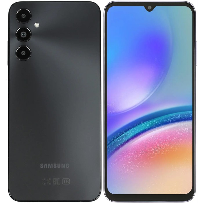 Смартфон Samsung Galaxy A05S SM-A057F, 6.7", PLS, 4Гб, 64Гб, 50Мп, 5000мАч, черный