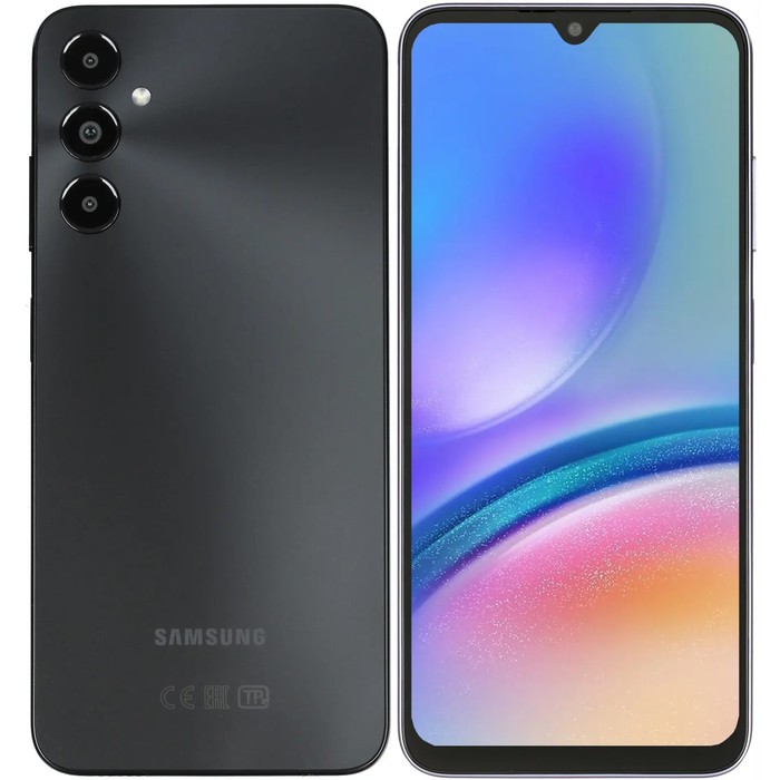 

Смартфон Samsung Galaxy A05S SM-A057F, 6.7", PLS, 4Гб, 64Гб, 50Мп, 5000мАч, черный