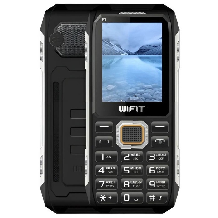 Сотовый телефон Wifit WIPHONE F1, 2.4", 2 sim, 32Мб, 2000 мАч, чёрный - Фото 1