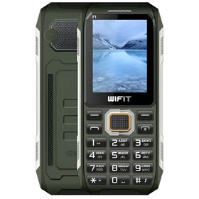 Сотовый телефон Wifit WIPHONE F1, 2.4", 2 sim, 32Мб, 2000 мАч, зеленый