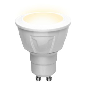 Лампа светодиодная Uniel, GU10, свечение тёплое белое