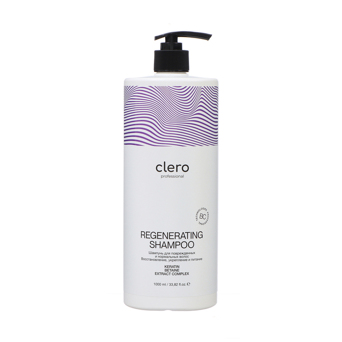 Шампунь для волос Clero Professional "Восстанавливающий", 1 л - Фото 1