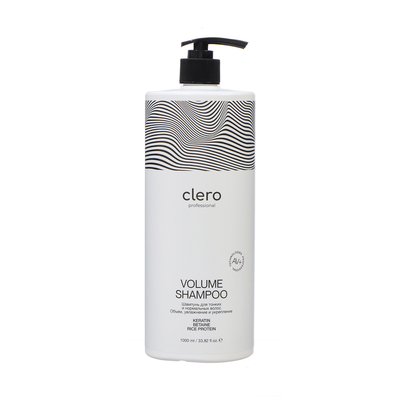 Шампунь для волос Clero Professional "Объем", 1 л