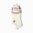 Носки женские "Мишки", цвет молочный, размер 36-40 10407659