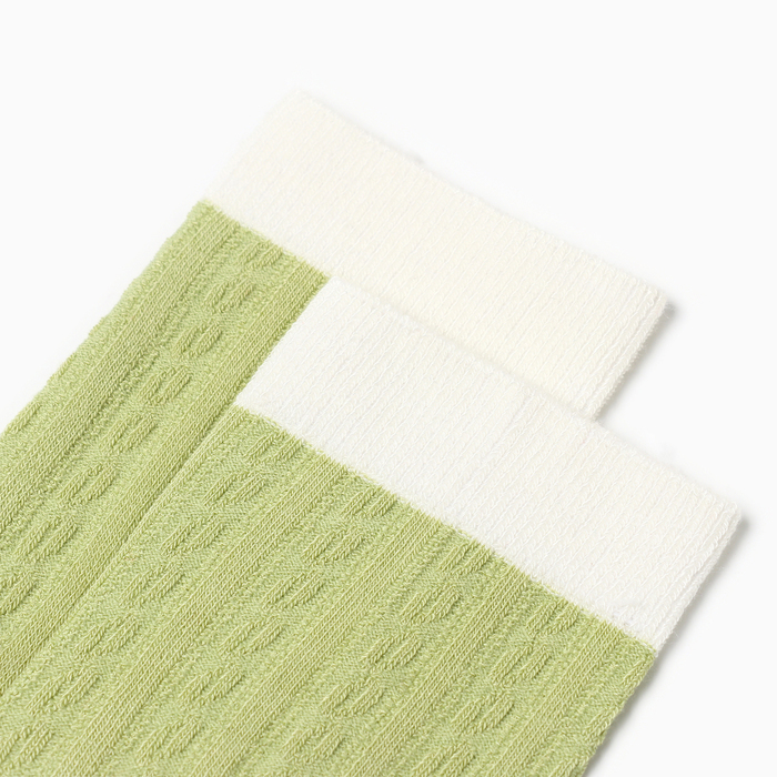 Носки женские нжэ528, цвет зеленый р-р 36-40