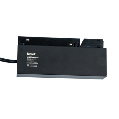 Блок питания для магнитного шинопровода Uniel, 100 Вт, IP20, 50-60 Гц, цвет черный