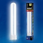 Лампа люминесцентная Uniel, 2G7, 11 Вт, 4000К, свечение белое - фото 4319192