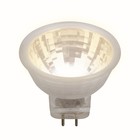 Лампа светодиодная Uniel, GU4, 3 Вт, свечение тёплое белое - фото 4319199