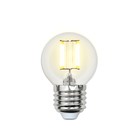 Лампа светодиодная Uniel, E27, 7,5 Вт, свечение тёплое белое - фото 4319249