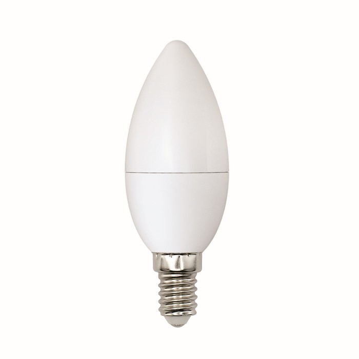 Лампа светодиодная Uniel, E14, 6 Вт, свечение тёплое белое