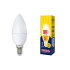 Лампа светодиодная Uniel, E14, 11 Вт, свечение тёплое белое - фото 4319258